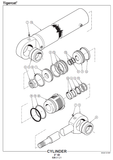 TIGERCAT 724D FELLER BUNCHER PARTS MANUAL