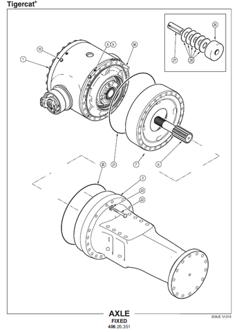 TIGERCAT 724G FELLER BUNCHER PARTS CATALOGUE MANUAL (7243101 - 7245000) - PDF FILE DOWNLOAD