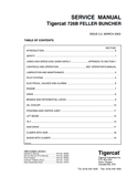 TIGERCAT 726B FELLER BUNCHER SERVICE REPAIR MANUAL (7261001-7261999) - PDF FILE DOWNLOAD