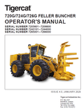 TIGERCAT 726G FELLER BUNCHER MANUAL