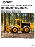 TIGERCAT 726G FELLER BUNCHER MANUAL