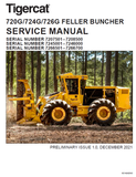 TIGERCAT 726G FELLER BUNCHER MANUAL