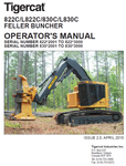 TIGERCAT 830C FELLER BUNCHER MANUAL