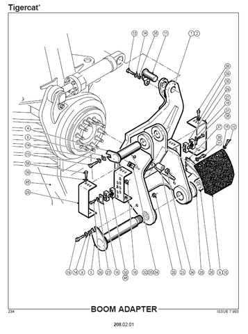 TIGERCAT 845 FELLER BUNCHER MANUAL