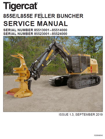 TIGERCAT 855E FELLER BUNCHER MANUAL