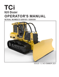 TIGERCAT 920 DOZER (9200101–9200500) MANUAL