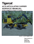 TIGERCAT AC16 ARTICULATING CARRIER (AC160219–AC160500) MANUAL