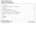 TIGERCAT BOGIE ARM SERVICE MANUAL