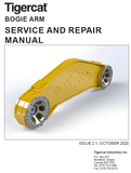 TIGERCAT BOGIE ARM REPAIR MANUAL