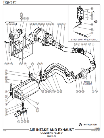 TIGERCAT D860 DELIMBER PARTS CATALOGUE MANUAL (860D0501 - 860D0999) - PDF FILE DOWNLOAD