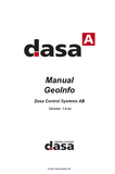 TIGERCAT DASA D5 HC570 GEOINFO MANUAL