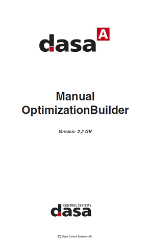 TIGERCAT DASA D5 TH568 OPTIMIZATION MANUAL