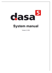 TIGERCAT DASA D5 TH575 SYSTEM MANUAL