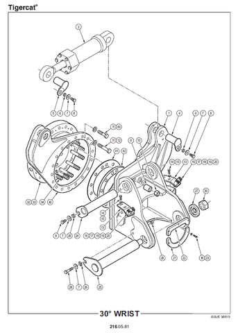 TIGERCAT DT5300 SAW HEAD MANUAL