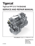 TIGERCAT FPT C13 T4F ENGINE SERVICE MANUAL