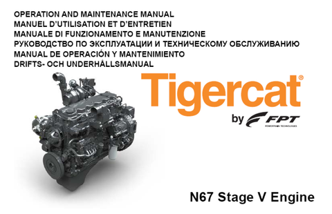 TIGERCAT FPT N45, N67 STAGE V ENGINE OPERATION MANUAL