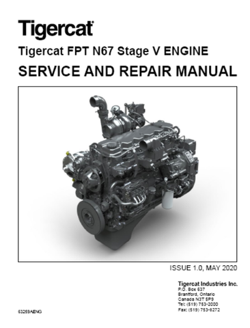 TIGERCAT FPT N45, N67 STAGE V ENGINE SERVICE MANUAL