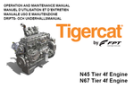 TIGERCAT FPT N45, N67 T4F ENGINE OPERATION MANUAL