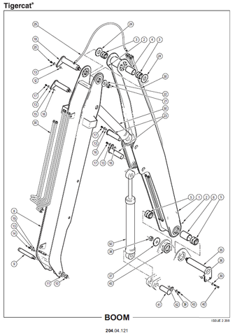 TIGERCAT H250B HARVESTER MANUAL