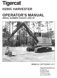 TIGERCAT H250C HARVESTER USER MANUAL