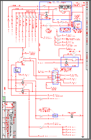 TIGERCAT H820D HARVESTER SCHEMATIC MANUAL