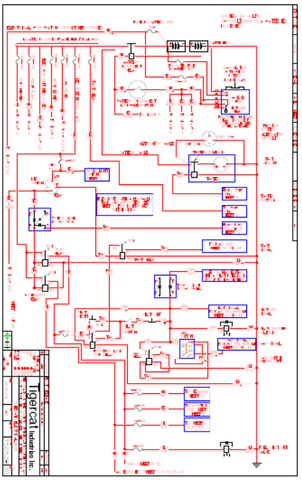 TIGERCAT H845D HARVESTER SCHEMATIC MANUAL