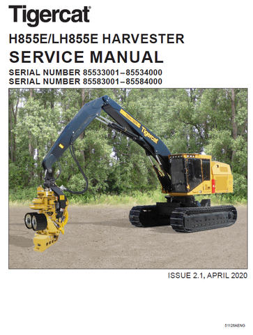 TIGERCAT H855E REPAIR MANUAL