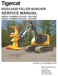 TIGERCAT L822D FELLER BUNCHER MANUAL