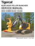 TIGERCAT L822E FELLER BUNCHER MANUAL