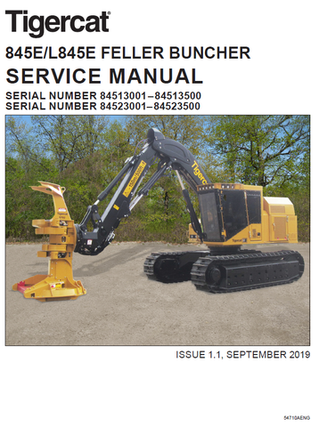 TIGERCAT L845E FELLER BUNCHER MANUAL