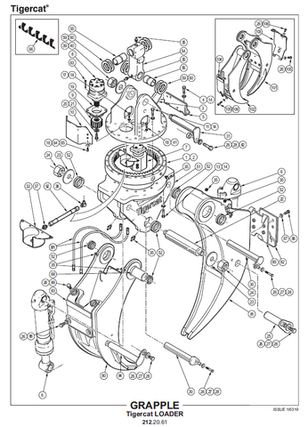 TIGERCAT LG5057 LOADER GRAPPLE MANUAL