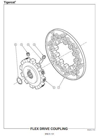 TIGERCAT LH822D HARVESTER PARTS MANUAL