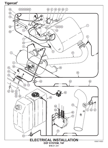 TIGERCAT LH822E HARVESTER PARTS MANUAL