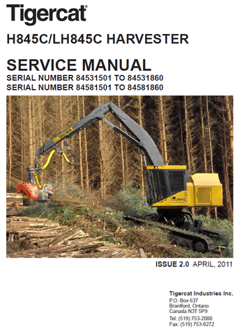 TIGERCAT LH845C REPAIR MANUAL