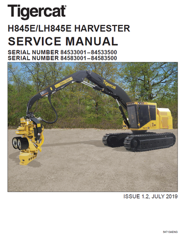 TIGERCAT LH845E REPAIR MANUAL