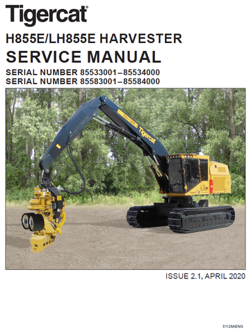 TIGERCAT LH855E REPAIR MANUAL