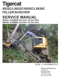 TIGERCAT LX822C FELLER BUNCHER SERVICE MANUAL