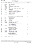 TIGERCAT S855D PARTS CATALOGUE MANUAL