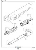 TIGERCAT S855D SHOVEL LOGGER PARTS MANUAL