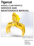 TIGERCAT SHOVEL CLAM GRAPPLE SERVICE MANUAL