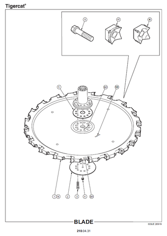 TIGERCAT ST5700 SAW HEAD MANUAL