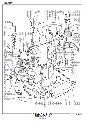 TIGERCAT SW5700 SAW HEAD MANUAL