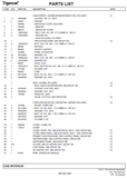 TIGERCAT X830C FELLER BUNCHER PARTS MANUAL