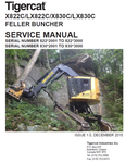 TIGERCAT X830C BUNCHER REPAIR MANUAL