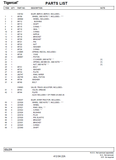 TIGERCAT X870D FELLER BUNCHER PARTS MANUAL