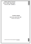 TM138819 - John Deere X570, X580, X584 Tractor Technical Repair Manual - PDF File Download