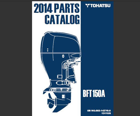 Discover the essential resource for maintaining your TOHATSU 2014 BFT 150A outboard motor with our comprehensive Parts Catalog Manual. This PDF file is meticulously organized to provide you with detailed diagrams and part numbers, ensuring you can easily identify and order the components you need for optimal performance.