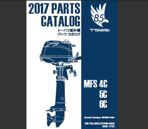 Discover the essential TOHATSU 2017 MFS 4C, MFS 5C, MFS 6C Outboard Parts Catalog Manual, now available in a convenient PDF format. This comprehensive manual is your go-to resource for understanding the intricate details of your outboard motor, ensuring you have all the information you need at your fingertips.