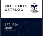 Discover the essential resource for maintaining your TOHATSU 2018 BFT 115A outboard motor with our comprehensive Parts Catalog Manual. This PDF file is designed to provide you with detailed diagrams and part numbers, ensuring you can easily identify and order the components you need for optimal performance.