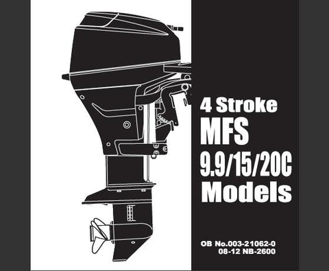 Discover the ultimate resource for maintaining your TOHATSU MFS 9.9C, 15C, and 20C outboard motors with our comprehensive 4-Stroke Service Repair Manual. This PDF file is designed to provide you with detailed instructions and expert guidance, ensuring that you can perform repairs and maintenance with confidence.